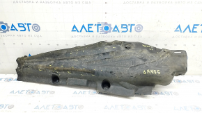 Rear right underbody protection Mercedes GLS-class X166 13-19 worn, cracks, tears