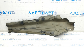 Rear right underbody protection Mercedes GLS-class X166 13-19 worn, cracks, tears