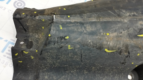 Rear right underbody protection Mercedes GLS-class X166 13-19 worn, cracks, tears