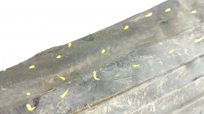 Rear right underbody protection Mercedes GLS-class X166 13-19 worn, cracks, tears
