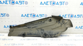 Rear left underbody protection Mercedes GLS-class X166 13-19 worn, cracks, tears