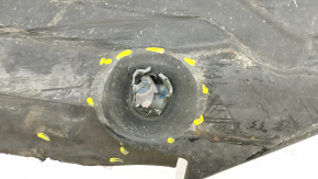 Rear left underbody protection Mercedes GLS-class X166 13-19 worn, cracks, tears