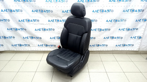 Driver's seat Mercedes GLS-class X166 13-19 with airbag, electric with memory, heating, black leather, dented leather