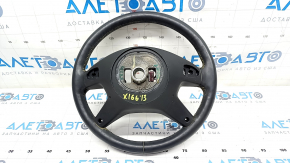 Naked steering wheel Mercedes GLS-class X166 13-16 leather black with heating, for holding in a lane, scratches, dents