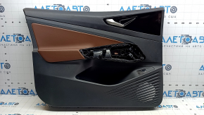 Door trim card front left Volkswagen ID.4 21-23 black with brown leather