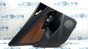 Door trim card rear left Volkswagen ID.4 21-23 black with brown leather