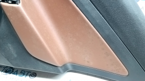 Door trim card rear right Volkswagen ID.4 21-23 black with brown leather, for dry cleaning, scratches
