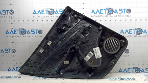 Door trim card rear right Volkswagen ID.4 21-23 black with brown leather, for dry cleaning, scratches