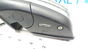 Side mirror left Mercedes GLS-class X166 13-19 10+10+1 pins, turn signal, heating, auto-dimming, BSM, camera, silver, sand, chips