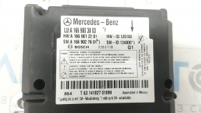 SRS airbag module airbag computer Mercedes GLS-class X166 13-19