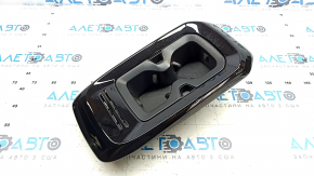 Center console cup holder trim Volkswagen ID.4 21-23 gloss, black, worn