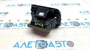 Air duct deflector for center console Volkswagen ID.4 21-23 with USB hub, glossy, black, worn, no direction adjustment