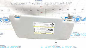 Left visor Mercedes GLS-class X166 13-19 gray, without hook, needs cleaning, crack