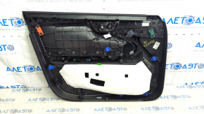 Door trim card front right Polestar 2 21- black plastic, armrest black cloth, insert black cloth, needs cleaning, scratches, broken fastening