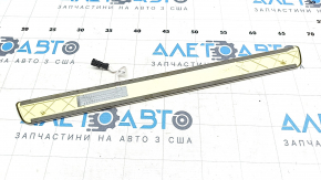 Door sill trim outer front left Mercedes GLS-class X166 13-19 chrome with backlight, scratches