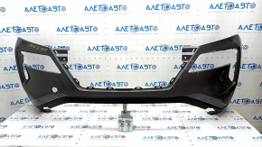 Bare front bumper Nissan Rogue 21-23 without parking sensors US built, graphite, scratch, crack in mount