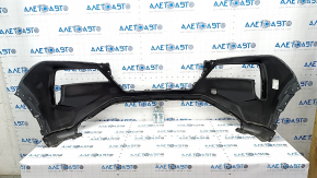 Bare front bumper Nissan Rogue 21-23 without parking sensors US built, graphite, scratch, crack in mount