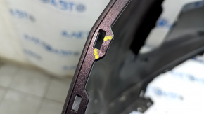 Bare front bumper Nissan Rogue 21-23 without parking sensors US built, graphite, scratch, crack in mount