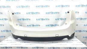 Rear bumper bare Mazda CX-5 17- white, scratches