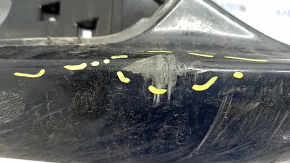 Bare front bumper Chrysler Pacifica 17-20 under fog lights without parking sensors, black, scratches, dents, broken fasteners