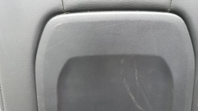 Rear row of seats 2 row right Chrysler Pacifica 17-20 manual, leather black brown stitching, scratches on the back