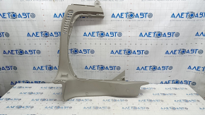 Lower left arch trim Chrysler Pacifica 17- rear part under spare tire, gray, scratches, abrasions, for dry cleaning, tear