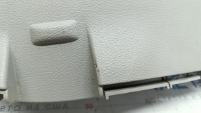 Rear pillar trim upper belt left Chrysler Pacifica 17- gray, tear, scratches, abrasions