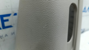 Rear pillar trim upper belt right Chrysler Pacifica 17- gray, tear, scratches, abrasions