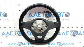 Naked steering wheel Volkswagen ID.4 21-23 leather black with heating, scratches