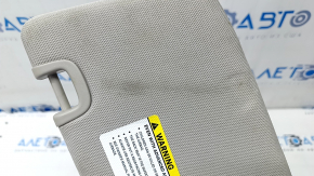 Right visor Chrysler Pacifica 17- gray, without hook, for cleaning