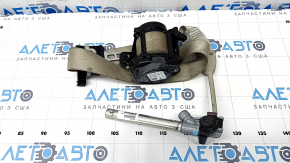 Passenger seat belt with tensioner Chrysler Pacifica 17- gray, for cleaning