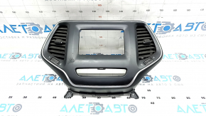 Frame of radio with deflectors Jeep Cherokee KL 19- under the middle display, made