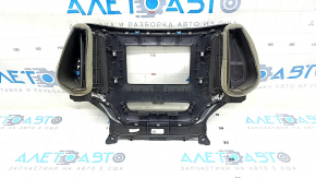 Frame of radio with deflectors Jeep Cherokee KL 19- under the middle display, made