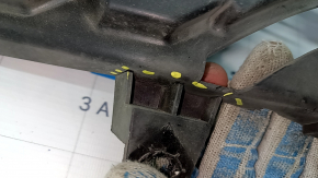 Chrysler Pacifica 17-20 front bumper absorber is dented, fasteners are broken