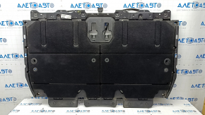 Floor trim 2nd row seats Chrysler Pacifica 17- front, black, torn seal, needs cleaning