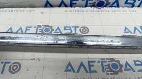 Chrysler Pacifica 17 rear bumper molding - chrome, scratches, crack in mount