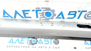 Railing longitudinal right Jeep Cherokee KL 14-22 gray, without plugs, scratches