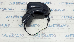 Left side mirror Chrysler Pacifica 17-20 heated, black, BSM, 7 pins