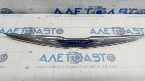Emblem grille grill Chrysler Pacifica 17-20 broken mount, sand