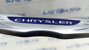 Emblem grille grill Chrysler Pacifica 17-20 broken mount, sand