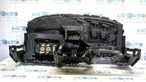 Torpedo front panel with AIRBAG Volkswagen ID.4 21-23 black-brown, rusty pyropatron, broken mount