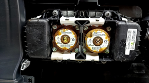 Torpedo front panel with AIRBAG Volkswagen ID.4 21-23 black-brown, rusty pyropatron, broken mount