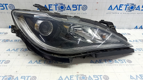 Headlight front right bare Chrysler Pacifica 17-20 with bracket, halogen, sand, broken fastener