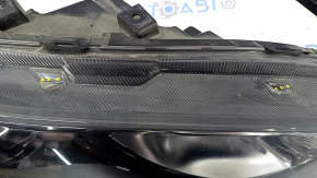 Headlight front right bare Chrysler Pacifica 17-20 with bracket, halogen, sand, broken fastener