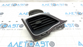 Front panel air duct deflector left Jeep Cherokee KL 19 - gray with chrome, worn handle, scratch