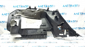 Right arch trim Jeep Cherokee KL 19 - black under electric cover, deep scratches, worn, broken fastening