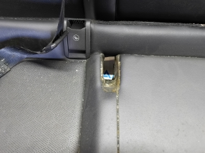 Rear row of seats 2nd row Volkswagen ID.4 21-23 black leather, dry cleanable