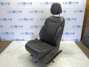 Driver's seat Volkswagen ID.4 21-23 without airbag, electric, heated, memory, black leather, driftwood, electrics not working, cracks in leather