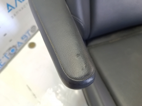 Driver's seat Volkswagen ID.4 21-23 without airbag, electric, heated, memory, black leather, driftwood, electrics not working, cracks in leather
