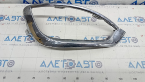 Front bumper grill frame right Chrysler Pacifica 17-20 chrome, bumps, sand, chrome swelled